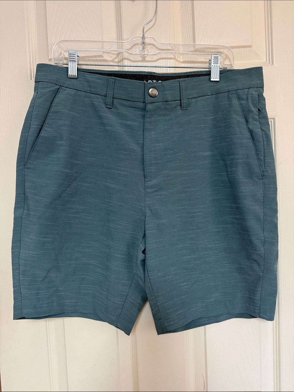 Apt. 9 Men's Teal Flat Front Shorts